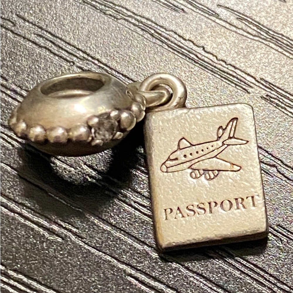 Pandora Silver Passport Charm